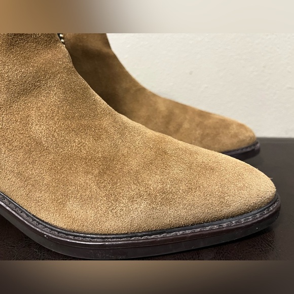 COACH -Bowery Chelsea Bootie - Camel Suede - US 9.5 - Picture 3 of 10